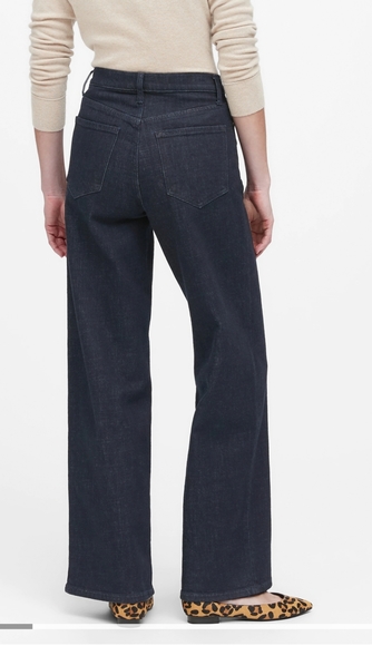 Banana Republic  High-Rise Wide-Leg  Stretch Demin - Picture 2 of 8
